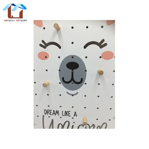 Bon marché en <span class=keywords><strong>bois</strong></span> <span class=keywords><strong>naturel</strong></span> enfants mignon de bande dessinée suspendus décoration inachevé en <span class=keywords><strong>bois</strong></span> pour enfants jouet - Product Image 3