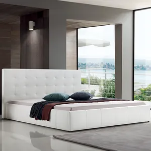 Bedroom comfortable king size bed frame luxury frame bedroom furniture multifunction storage bed