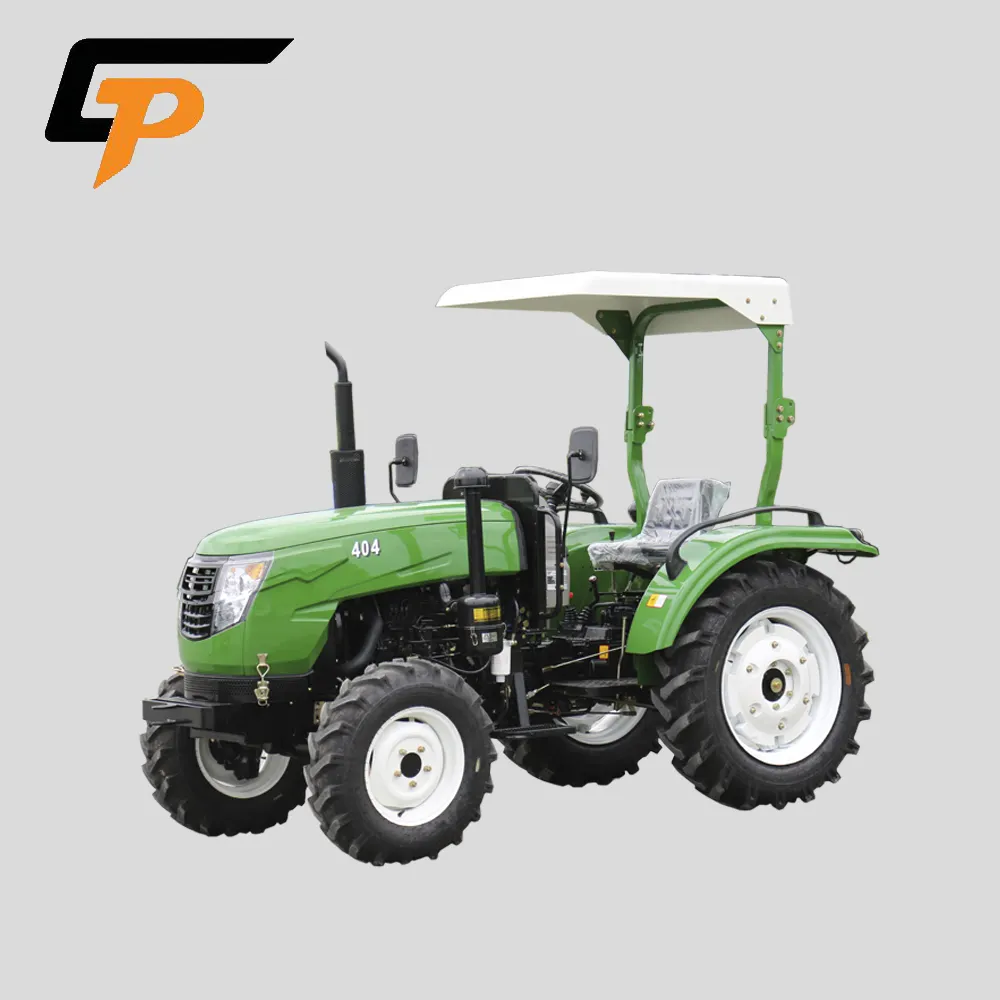 Tractor CP404 4wd 40hp con cargador frontal y azada trasera