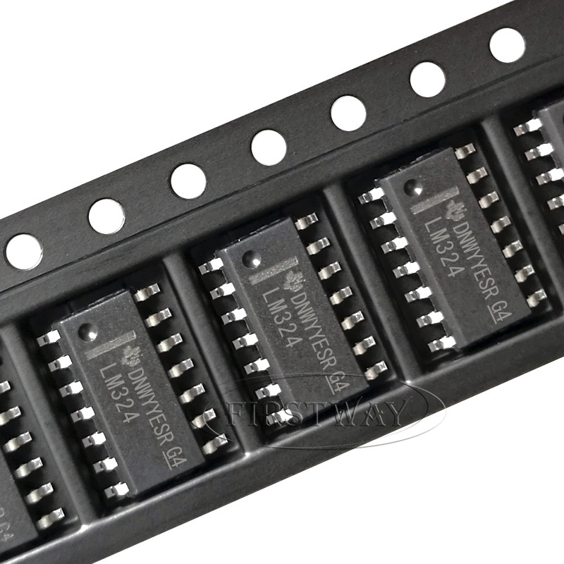 LM324DT LM324 SOP14 маломощный четырехсторонний операционный усилитель чип интегрированный IC LM324DR