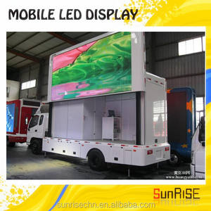 Большой P10 мобильный грузовик установлен СВЕТОДИОДНЫЙ экран, автобусная станция СВЕТОДИОДНЫЙ дисплей знак - Product Image 1
