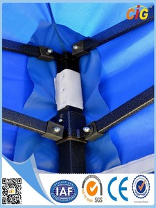 Tente pliante personnalisée imperméable 3x6, gazebo pop-up 3x6m avec 4 fenêtres latérales, cadre métallique, événements en plein air, publicité, distance entre les poteaux <span class=keywords><strong>de</strong></span> 5m - Product Image 4