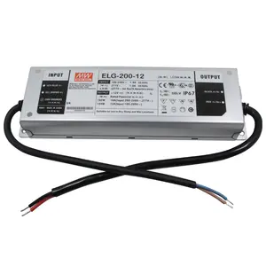 Controlador LED Mean Well, superventas, serie ELG, ELG-200-C700, 200W, 700mA