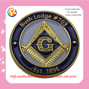 Encargo al por mayor de Artículos masónicos de <span class=keywords><strong>primera</strong></span> calidad badge prendedores - Product Image 5