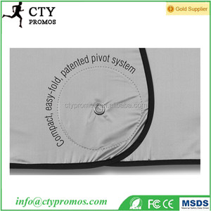 Có Thể Gập Lại Polyester Biểu Tượng Tùy Chỉnh Phía Trước Cửa Sổ Xe Dù Để Che Nắng Xe Sun Shade - Product Image 5