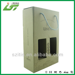 Luxe custom made carton boîte de cadeau de <span class=keywords><strong>vin</strong></span> - Product Image 1