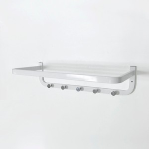 3 <b>hooks</b> white fancy <b>wall</b> clothes hanger <b>rack</b> - Product Image 3