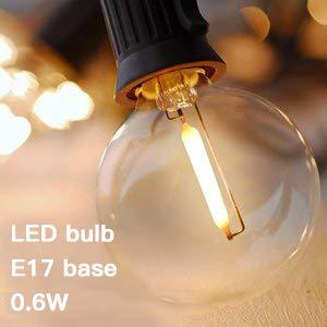2021 Năng Lượng Mặt Trời Chất Lượng Cao Ngoài Trời Không Thấm Nước Holiday Garden Trang Trí Giáng Sinh G40 Bóng Đèn Bóng Đèn LED Dây Đèn - Product Image 6