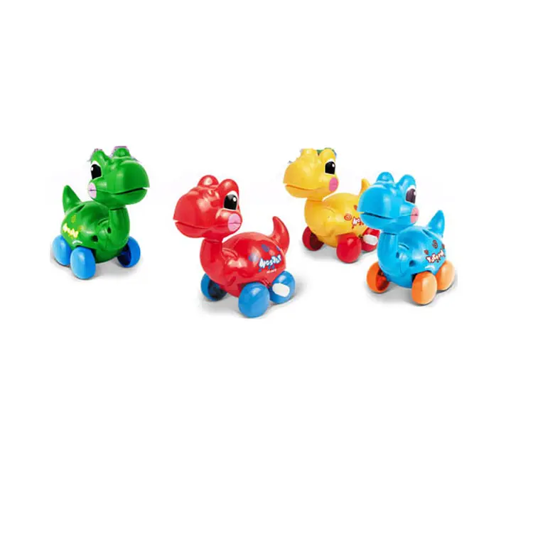 Популярная игрушка-животное, ходячий динозавр, красочный пластиковый маленький Заводной динозавр, игрушка для детей