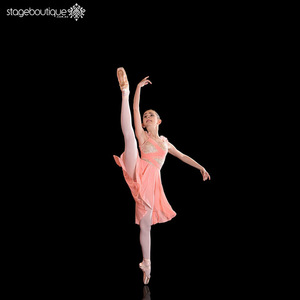 Chino personalizado profesional adulto lo último hermoso Lyrical contemporáneo disfraz danza Color sólido vestido - Product Image 3