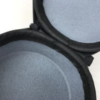 10.5CM Diamètre 5.5CM Hauteur 1680D Surface En Nylon Matériel Rond EVA à Coque Dure pour Haut-Parleur (LZH-15)