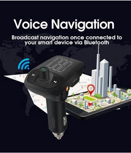 Agetunr T17 âm nhạc <span class=keywords><strong>Adapter</strong></span> cho xe hơi không dây MP3 Máy nghe nhạc rảnh tay cuộc gọi <span class=keywords><strong>USB</strong></span> sạc <span class=keywords><strong>Bluetooth</strong></span> FM Transmitter AUX cổng TF thẻ chơi - Product Image 6