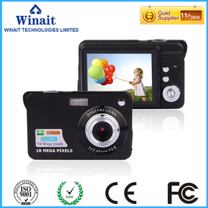 Winait hd kamera 2.7 "18 Megapiksel düşük fiyat kompakt dijital kamera çin'de yapılan