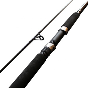 2.1m 2.4m fibre de verre mer cannes à pêche canne à pêche filature tige en gros pas cher mer Baitcasting pêche Super dur pôle - Product Image 2