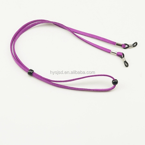 Cordon de lunettes de soleil et de lecture en polyester, couleur personnalisée, pratique, longueur 70 cm, largeur 5 mm, pour masque - Product Image 3