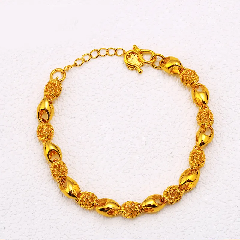 xuping jewels low price dubai gold plated bracelet for women