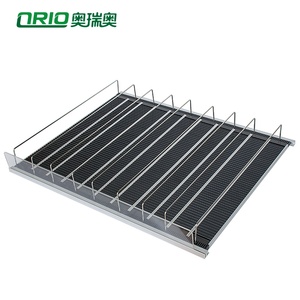 Chariot universel de supermarché, présentoir pour aliments, Auto-gravité, rouleau, système d'étagère à rouleaux - Product Image 1