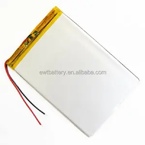 Super Thin lithium polymer battery 2.9*90*122mm LP2990122 super thin 4000mAh 3.7V li polymer battery from EWT