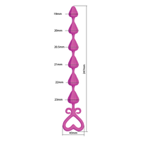 Odeco Anal Perlen Klitoris Stimulierte Prostata Massage Silikon Anal Perlen für Frau Mann Anal Butt Plug