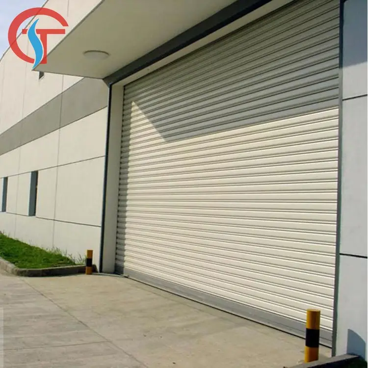 Outdoor Commercial/industrial Motorized Roller Shutter Security Graphic Design Rolling Shutters Aluminum Alloy Warehouse CE, ISO