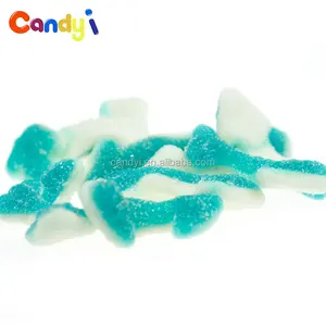 Hương Vị Trái Cây Mềm Hình Cá Mập Kẹo Gummy Với Đường Tráng