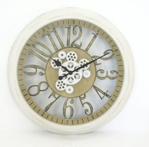 Đồng Hồ Treo Tường Lớn Bằng Nhựa Cổ Điển Khổ Sở 20 Inch Với Bánh Răng Di Chuyển - Product Image 3