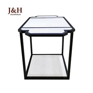 Clothing Store Fixture High-end Metal Grid Clothes Retail <strong>Table</strong> Garment Display <strong>Nesting</strong> <strong>Table</strong> - Product Image 5