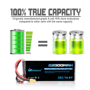 22000mAh 4S 14.8V ドローン飛行用リポバッテリー 15C 20C 25C クアッドコプター RCリモコンヘリコプター - Product Image 5