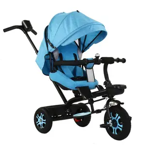 Đa Chức Năng Bé Ba Bánh Với 360 Độ Xoay Ghế, Push-Bar Bé Carrier Tricycle Xe Đạp 3 Bánh Cho Trẻ Em