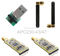Module de transmission de données sans fil APC230-43 avec kit USB, communication à 1800 m
