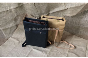 Zaino da viaggio per zaino in carta kraft di design personalizzato con personalità vegetariana in cellulosa naturale antica - Product Image 2