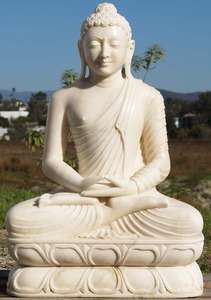 Grande Scultura Religiosa in Marmo Bianco, <span class=keywords><strong>Statua</strong></span> in <span class=keywords><strong>Pietra</strong></span> Scolpita del Signore Shiva - Product Image 5
