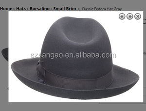 Commercio all'ingrosso AZO fashion borsalino fedora hat - Product Image 4
