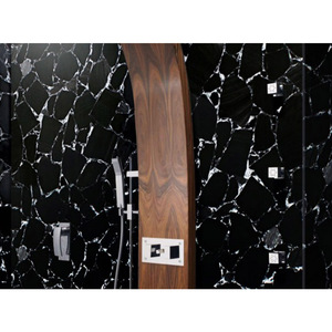 Obsidienne noire l'arménie dalle de pierre gemme décoration panneau mural - Product Image 3