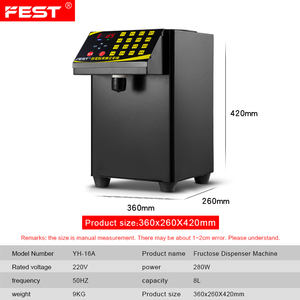 Fest YH-16A Bubble Thee Apparatuur Automatische Fructose Kwantitatieve Machine Voor Melk Thee Fructose Siroop Dispenser Machine - Product Image 2