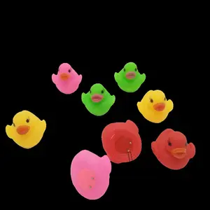 Factory Price Hot Selling Fashion Cute Floating Led Light Up Mini Rubber Duck