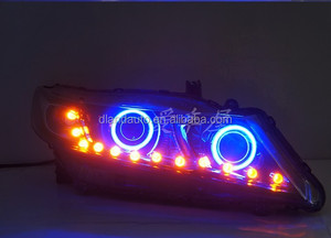DLAND 2009-2013 ODYSSEY ANGEL EYE HEADLIGHT <strong>ASSEMBLY</strong>, WITH LED <strong>EVIL</strong> EYE AND BI-XENON PROJECTOR - Product Image 1