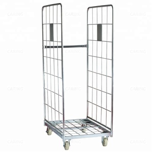 Lourds Cargo 2 Face Chariot Supermarché Cage à Rouleaux En Acier - Product Image 3