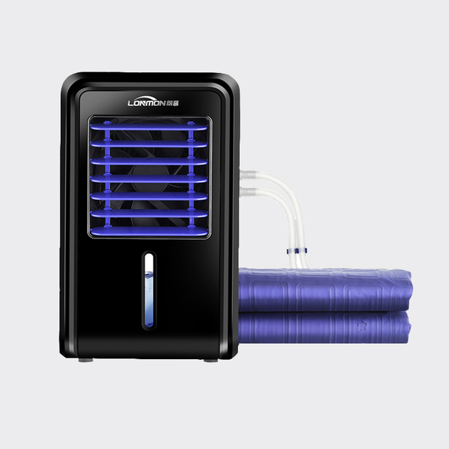 Lonmon SL1829 Low Power 160*70cm PVC Water Cooled Mattress Air Cooler Fan with Digital Control Remote Battery Operated