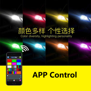 Bóng Đèn Pha LED Xe Hơi RGB H7 H11 H4 5400lm Thay Thế Đèn LED Xe Hơi - Product Image 4