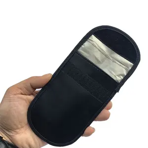 Sac de Protection <span class=keywords><strong>RFID</strong></span>, <span class=keywords><strong>anti</strong></span>-clignotant, pochette de Protection, portefeuille pour la Protection des clés de <span class=keywords><strong>voiture</strong></span> - Product Image 1