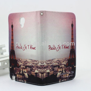 Para <span class=keywords><strong>Samsung</strong></span> <span class=keywords><strong>Galaxy</strong></span> Note <span class=keywords><strong>3</strong></span> Lite N7505 impreso piel tirón de la carpeta caja de venta al por mayor - Product Image 4