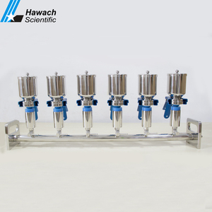 Funil de Aço Inoxidável De filtragem A Vácuo de laboratório 3 manifolds way - Product Image 4