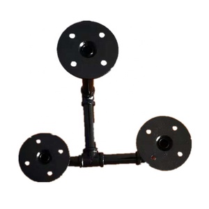 <span class=keywords><strong>10</strong></span> pcs Ống Mặt Bích Gói Sàn Màu Đen Mặt Bích Đúc Sắt Phụ Kiện Đường Ống bán trên amazon - Product Image 5