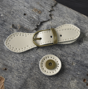 Кожаная сумка с металлической застежкой - Product Image 4