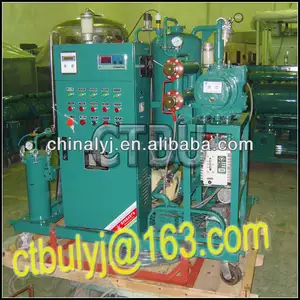 Double stage vacuum oil purifier oil handling oil distillation plant