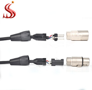 สายหูฟังไมโครโฟนสเตอริโอ XLR ตัวผู้และตัวเมียมีความยืดหยุ่นเป็นเกลียว - Product Image 6