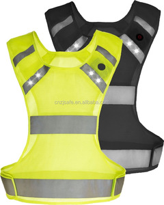 جودة عالية اللمعان الصمام قابل للتعديل تشغيل/المشي لمسافات طويلة سترة واقية عاكسة - Product Image 1