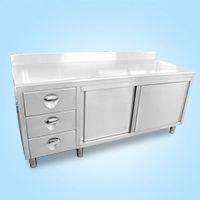 Hotel Restaurant Commercial Kitchenware Patent Board Anti-corrosion American Stainless Steel Commercial <strong>Work</strong> <strong>Table</strong> for Kitchen - Product Image 5