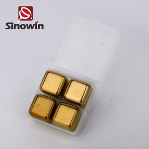 Oro forma cuadrada piedra vino de hielo cubos de hielo para whisky bar Accesorios - Product Image 6